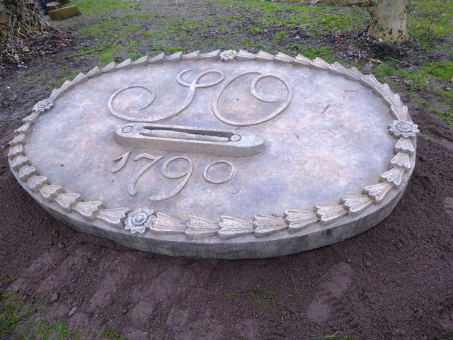 HIA8 Replica of Mellor Mill headstone delivered 12 February 2019